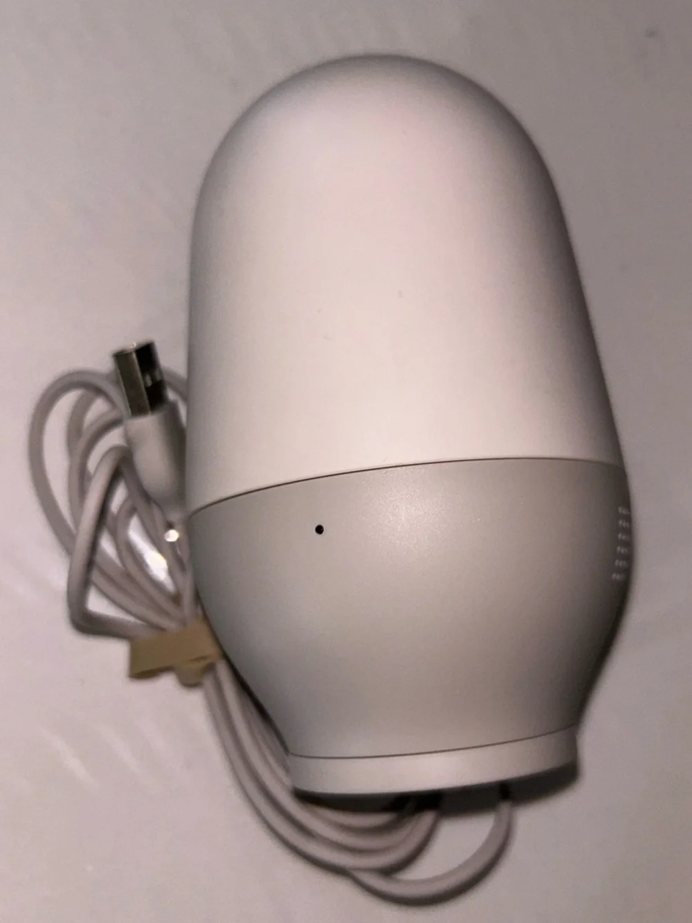 Nooie Cam 360 Compact White 1080p Indoor Home Security Camera with USB Cable